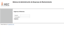 Tablet Screenshot of mecsrl-online.com.ar